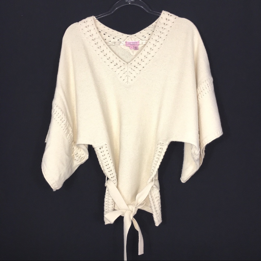 Ted Baker | Angora & Merino Wool Belted Sweater